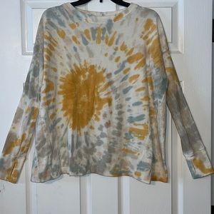 Free People Cosmic Tie Dye long sleeve sz xs